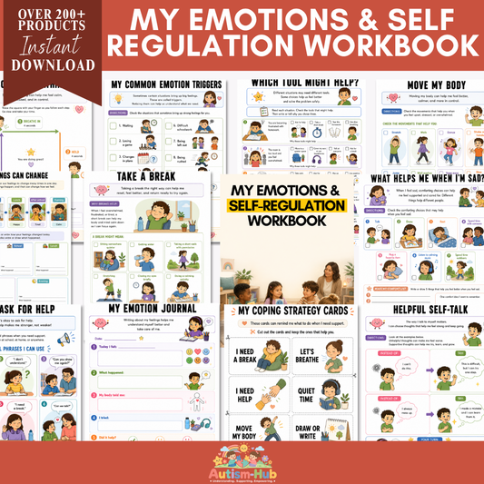 My Emotions & Self-Regulation Workbook